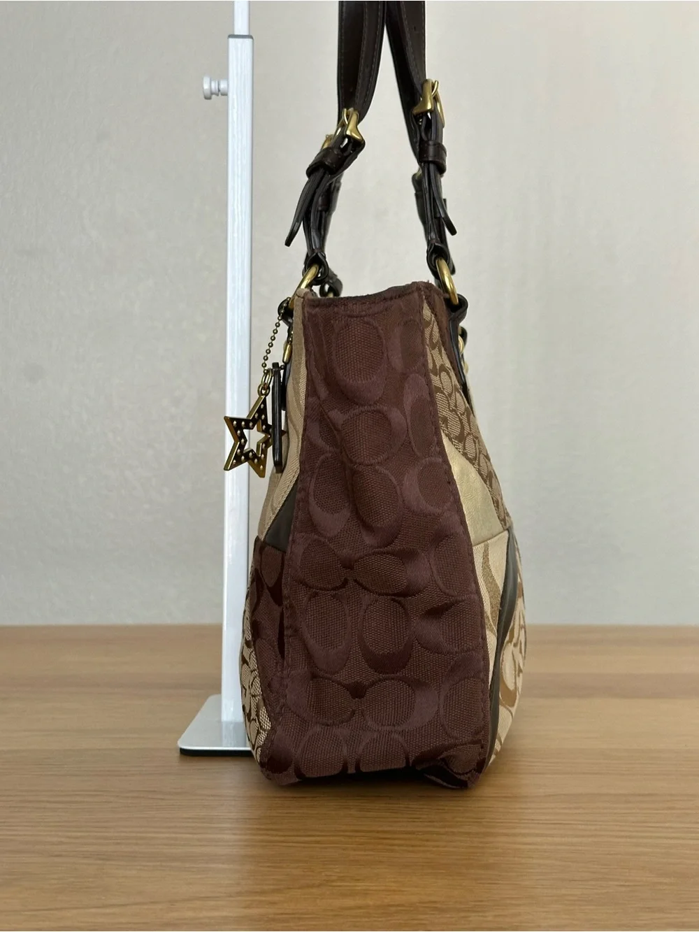 Coach Patchwork Tote Zippy Bag